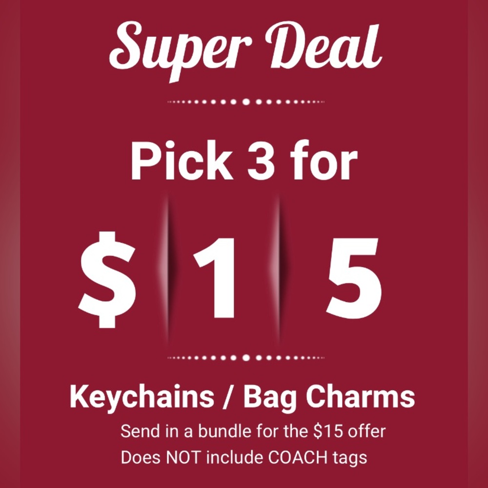 🎉PICK 3 KEY/BAG CHARMS FOR $15 🎉